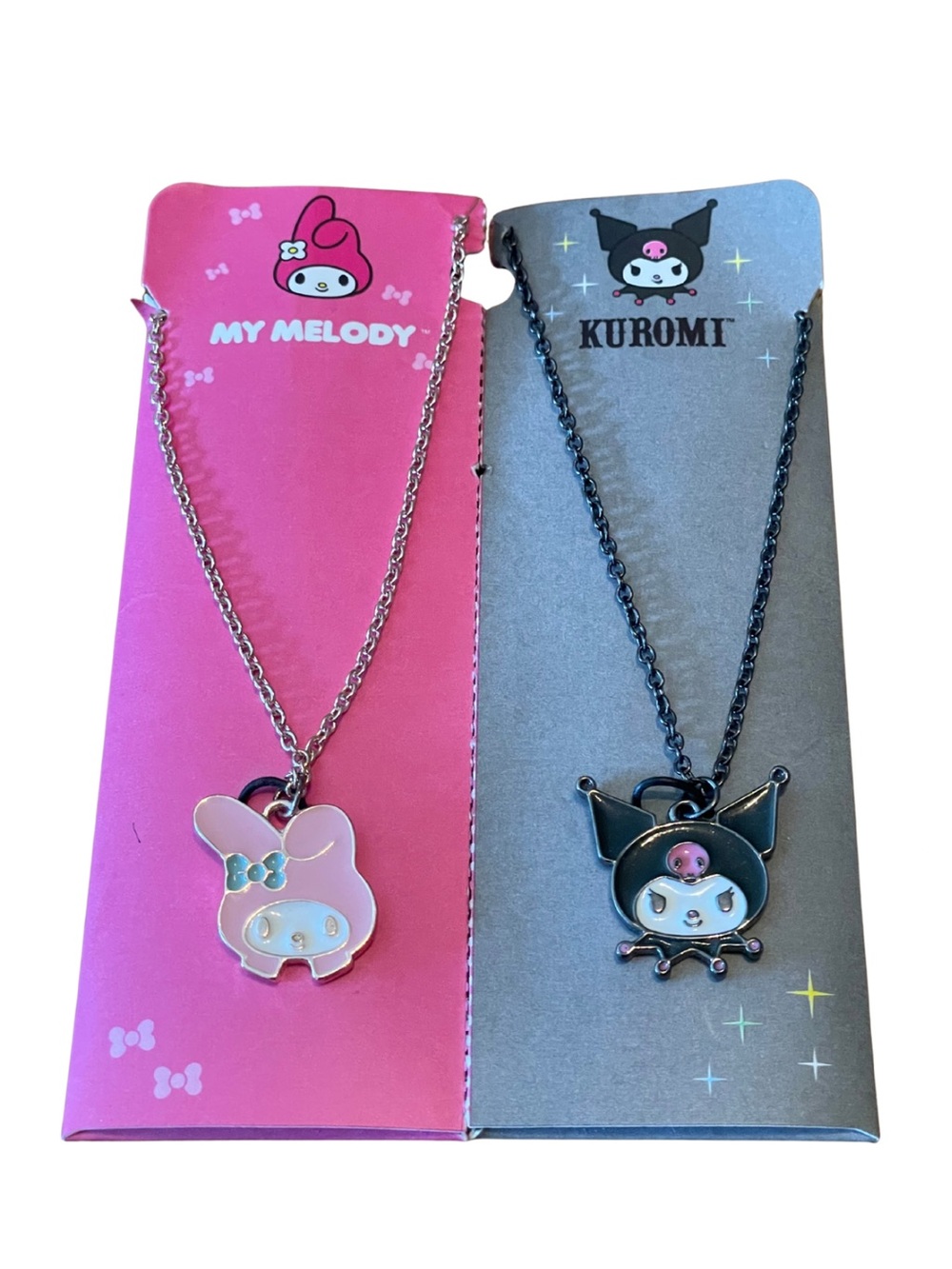 Sanrio Women’s My Melody & Kuromi Best Friends Necklace Set NWT